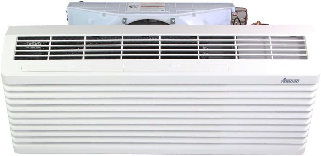 J-Series PTAC 9000 BTU Wall Mounted Air Conditioner with 5 KW Heater - Ideal AC Unit for Hotel, Motel, Apartment, Workshop, Garage and Sunroom Installations