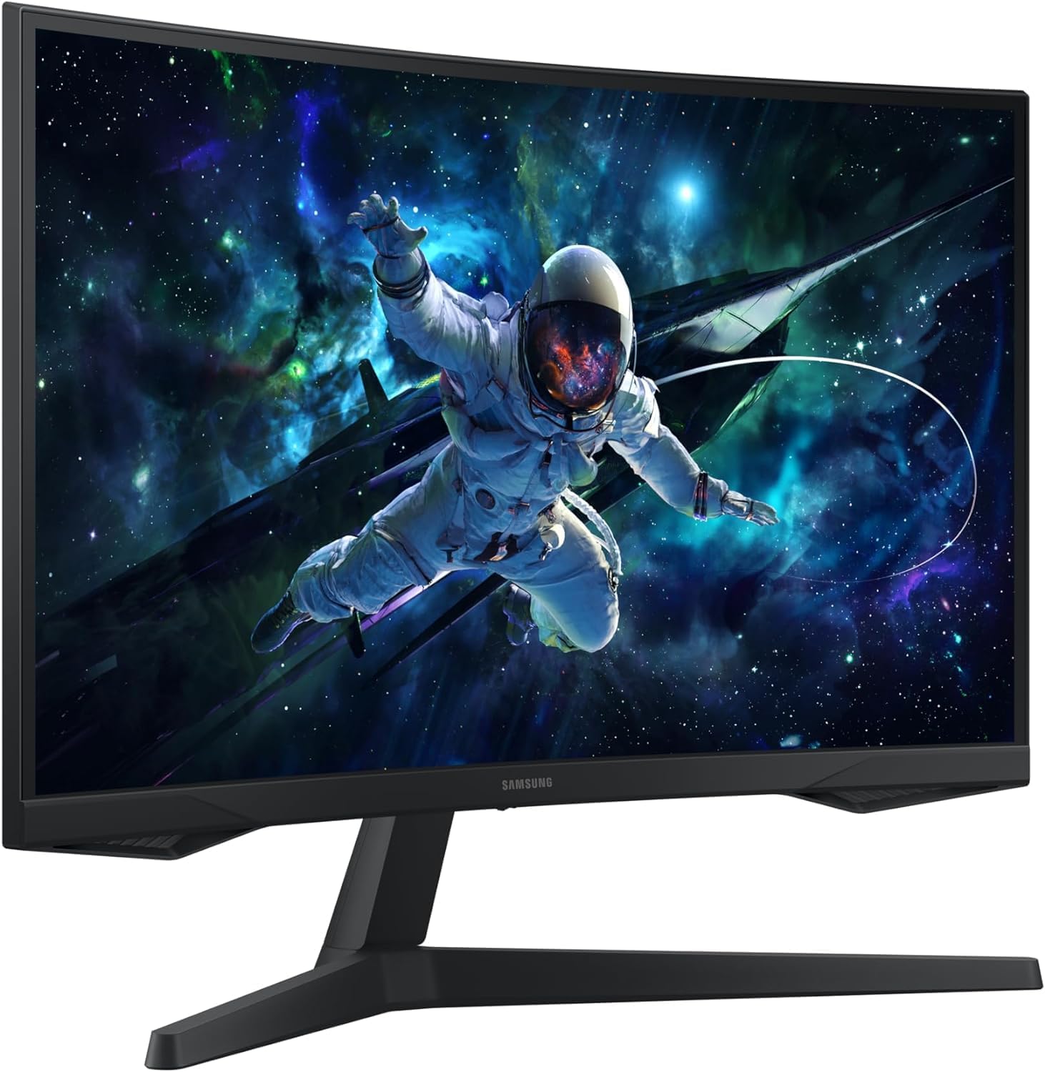 SAMSUNG Odyssey G55C 32"" 1440p HDR 165 Hz Curved Gaming Monitor (Renewed), black