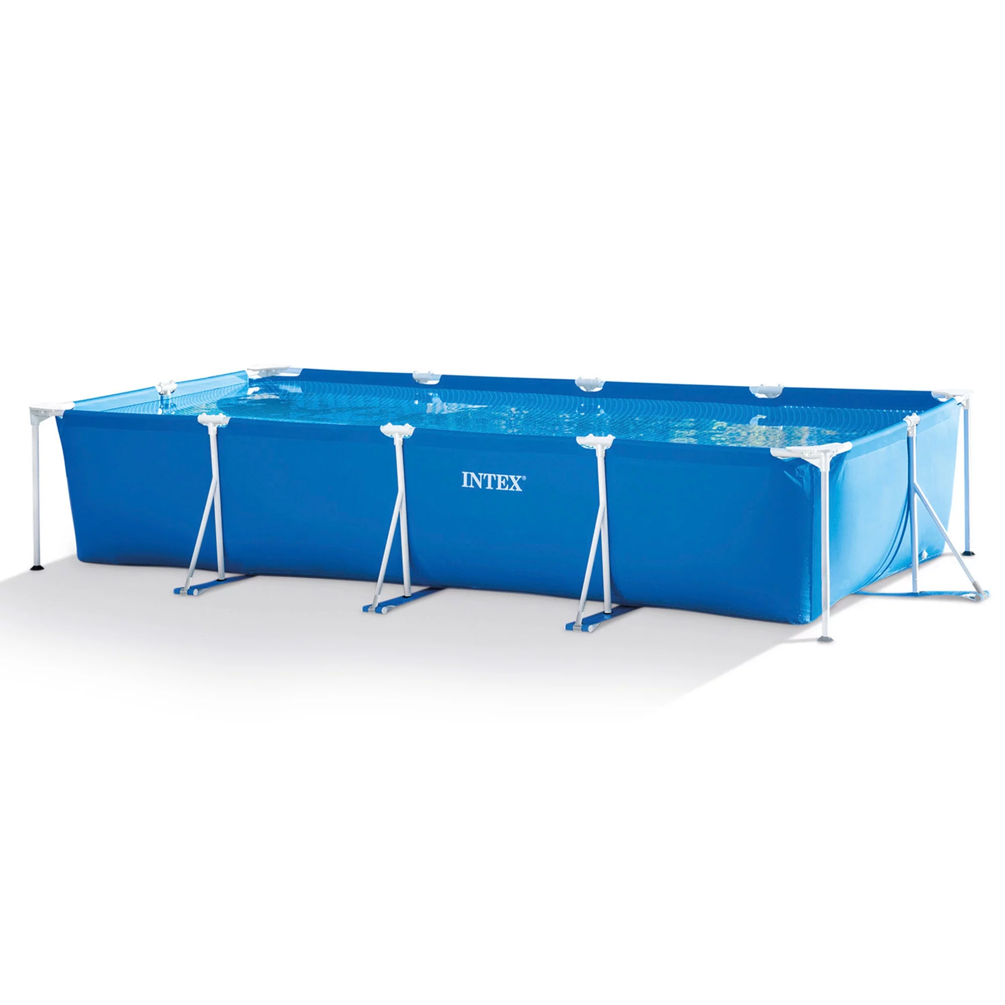 Intex 14.75' x 33" Rectangular Frame Above Ground Outdoor Swimming Pool
