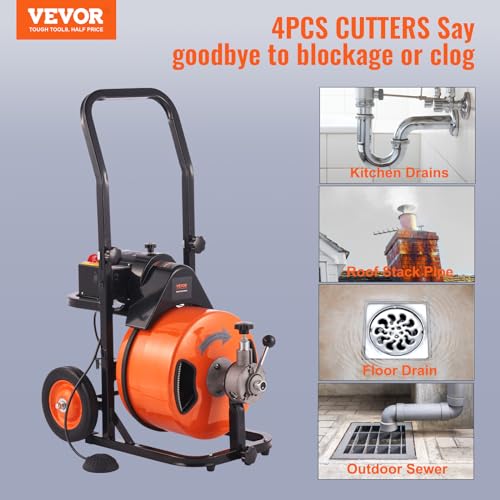 VEVOR Drain Cleaner Machine