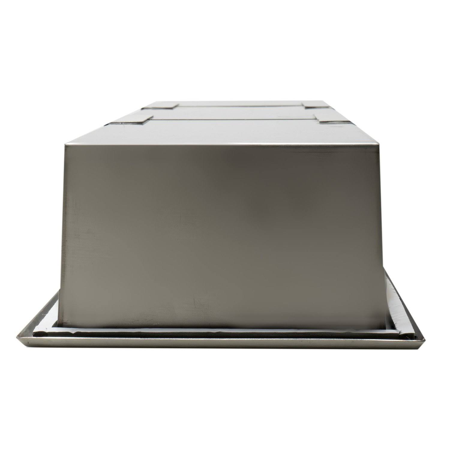 Alfi Brand ABN0836 8 x 36 Vertical Triple Shelf Bath Shower Niche Brushed Stainless Steel