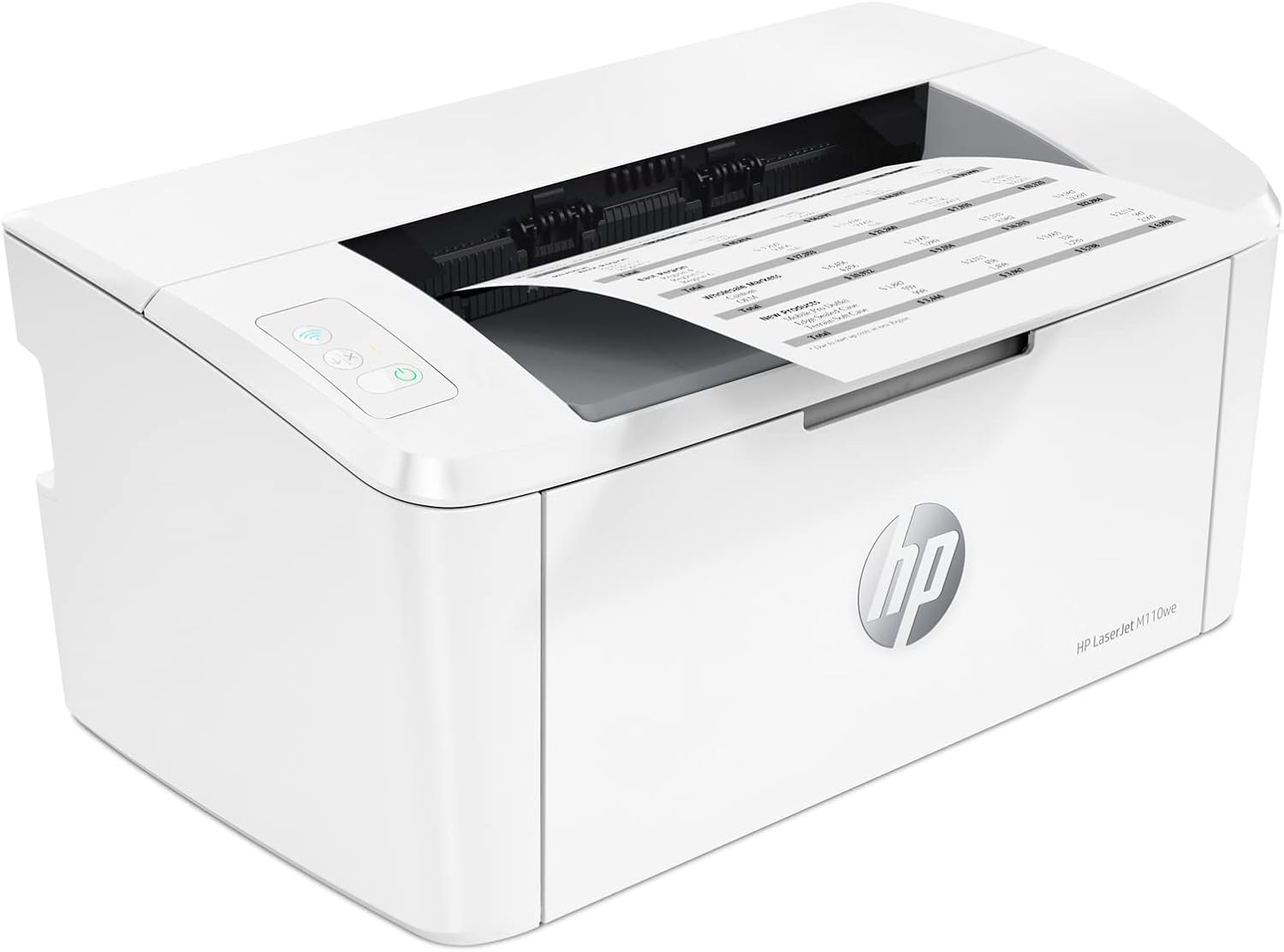 HP LaserJet M110we Wireless Black and White Printer with HP+ and Bonus 6 Months Instant Ink (7MD66E)