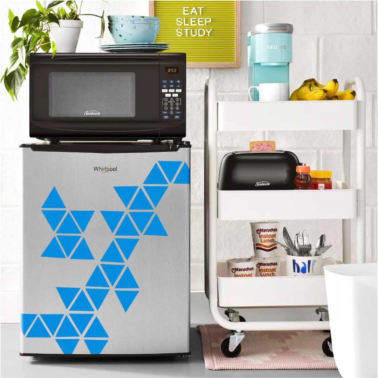 Whirlpool 2.7 cu ft Mini Refrigerator - Stainless Steel - WH27S1E