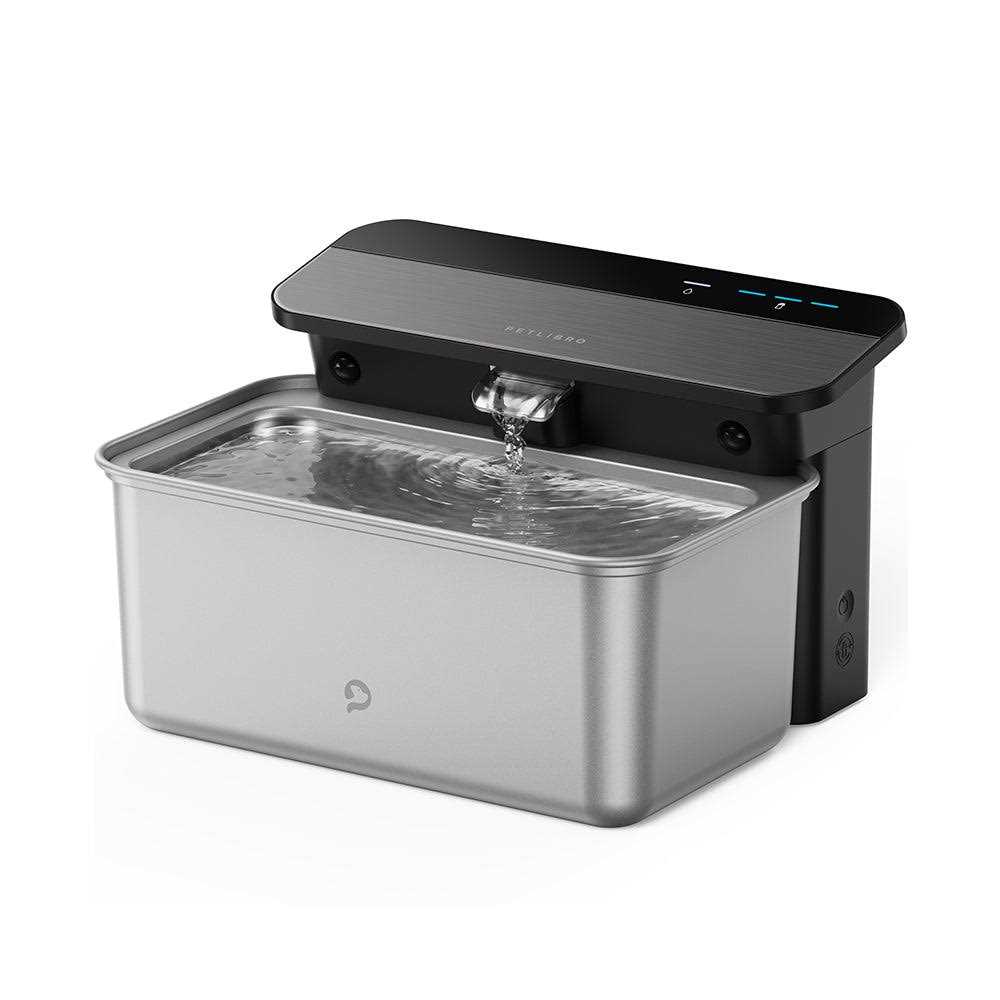 PETLIBRO Glacier Ultrafiltration Stainless Steel Pet Water Fountain - Pet Supplies online store