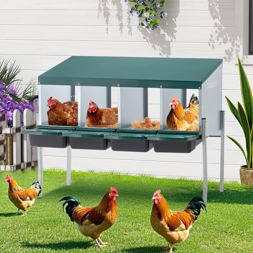 3-Tier Large Wooden Chicken Coop for 8-10 Chickens,Outdoor Walk-in Chicken Coop House with Run&Nesting Boxes,Hen House Poultry Pet Habitat Hutch Cage W/Pull Out Trays&Wire Fencing(95"×80"×83")