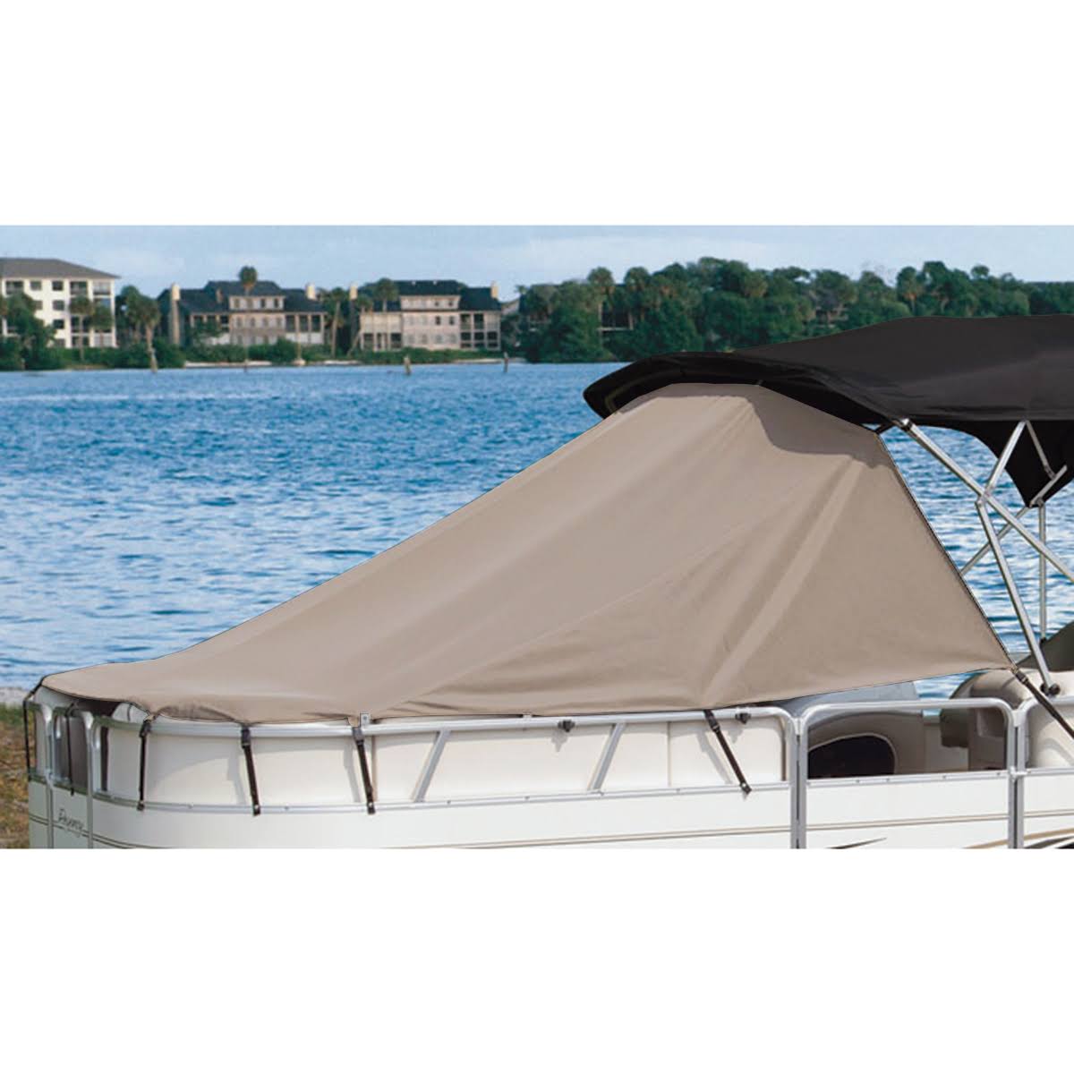 Taylor Made Pontoon Playpen Shade for 18& for 20& Boats Sand