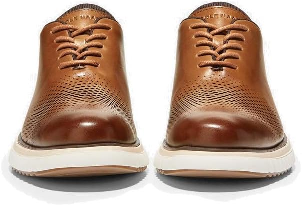 Cole Haan Zerogrand Eon Wing Oxford British Tan/Dark Roast/Brazilian Sand 7 D (M)