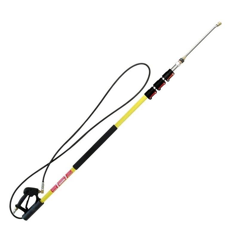 Be Pressure 18' Be Heavy Duty Pressure Washer Telescoping Extension Wand Leverlock Design bepressure-pk-85206018