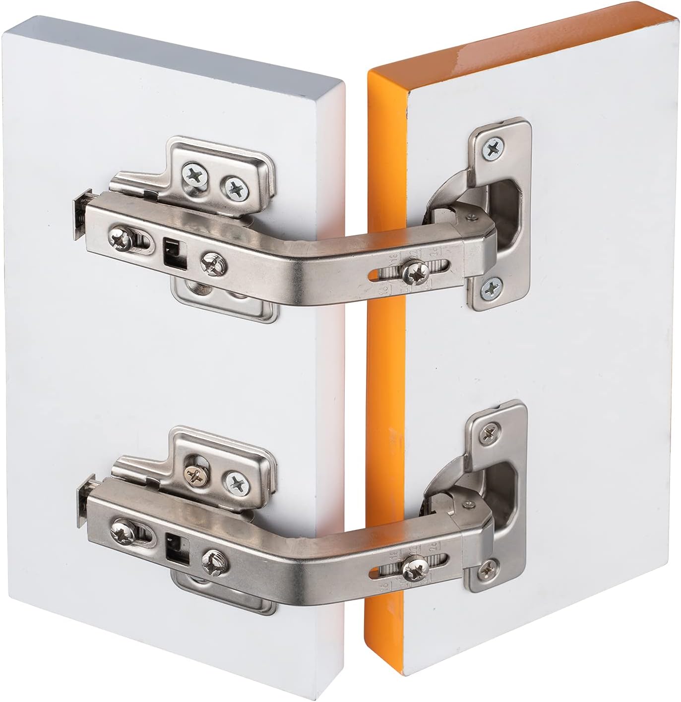 Luokim 165 Degree Lazy Susan Mepla Cabinet Hinge Full Overlay Screw-On Corner Base Face Frame Hafele Kitchen Hinges 6Pcs