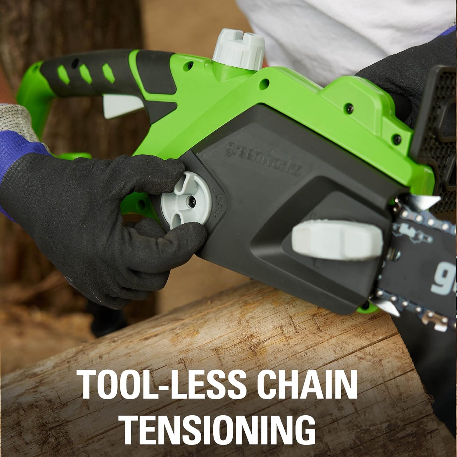 Greenworks 10.5 Amp 14-Inch Corded Chainsaw 20222 Pack of 2