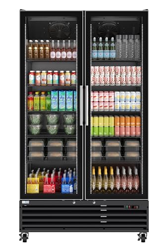 KoolMore Glass Door Commercial Display Refrigerator Upright Beverage Cooler Merchandiser