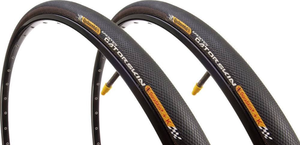 Continental Sprinter Gatorskin Road Bike Tubular 28 x 25 mm 700c Tire Pair