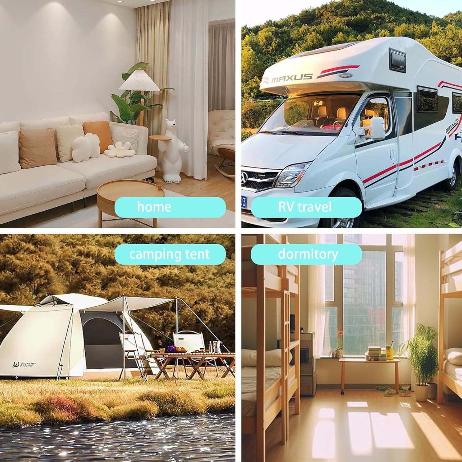 Portable Air Conditioner Tent, Air Conditioner for Tent, Car Air Conditioner, Suitable For Camping Tent/Rv/Pet House/Fishing/Outdoor Indoor/Home Use