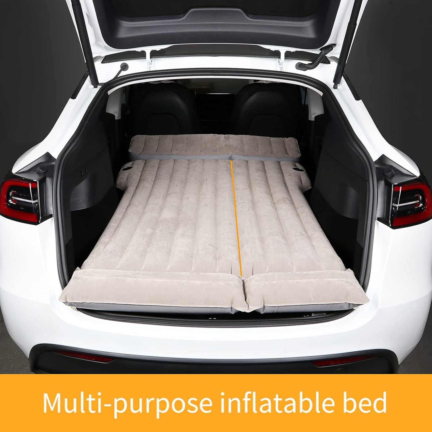 Air Mattress Bed for Tesla Model Y, 3, S, X 5 Seater,Inflatable Bed Camping Accessories Mattress(Multi-Purpose)