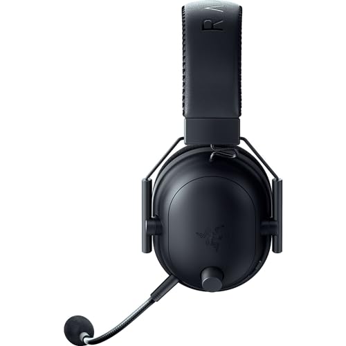 Razer BlackShark V2 Pro Wireless Xbox Gaming Headset: 50mm Drivers - Super Wideband Mic - Noise Isolating Earcups - for Xbox, PS5, Nintendo Switch 2, PC, Mac - Bluetooth, USB-C - 70hr Battery - Black