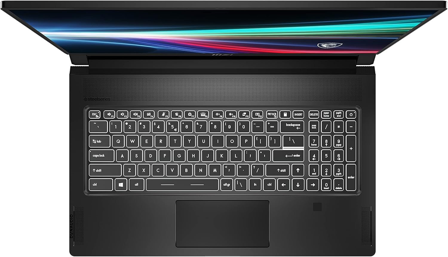 MSI Creator 17 Professional Laptop: 17.3" UHD 120Hz 100% AdobeRGB Display, Intel Core i9-11900H, NVIDIA GeForce RTX 3080, 32GB RAM, 2TB NVME SSD, Thunderbolt 4, Win10 PRO, Core Black (B11UH-495)
