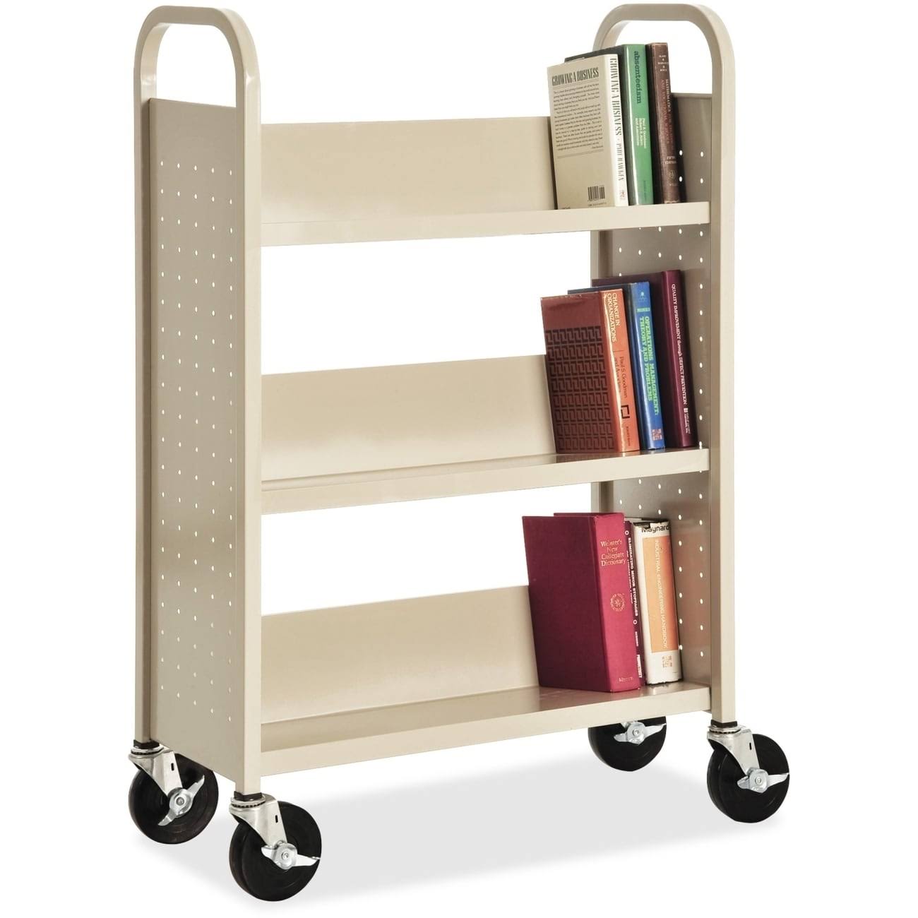 Lorell Single Sided Book Cart