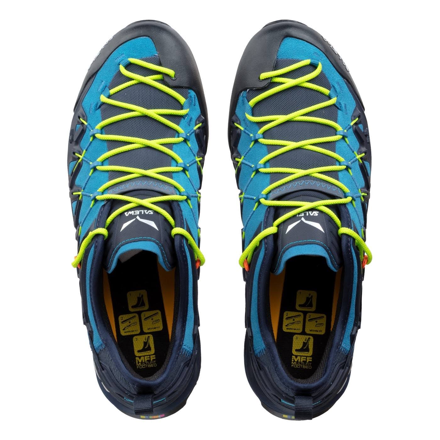 Salewa Men&s Wildfire Edge - Premium Navy/Fluo Yellow - 7.5