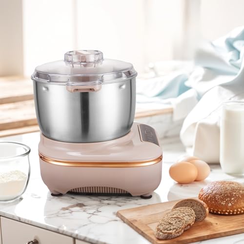 Electric Dough Maker with Ferment Function, 7L(6.6QT) Dough Mixer Machine with Stainless Steel Bowl, Kitchen Stand Mixers, Flour Kneading Machine for Pizza Bread, Microcomputer Timing