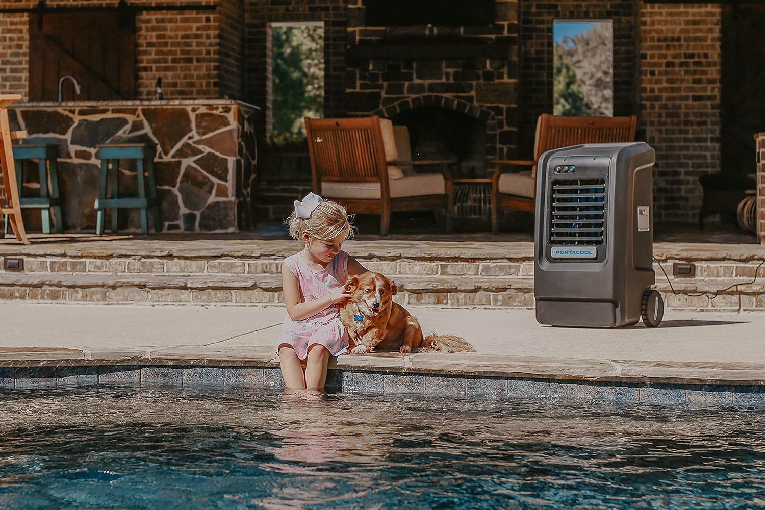 Portacool PAC5101A1 510 Portable Evaporative Cooler for Patios, Decks, Pet Spaces, and More