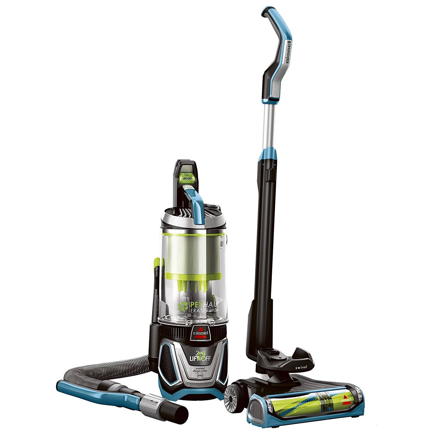 Bissell Pet Hair Eraser Lift Off Bagless Upright Vacuum Blue