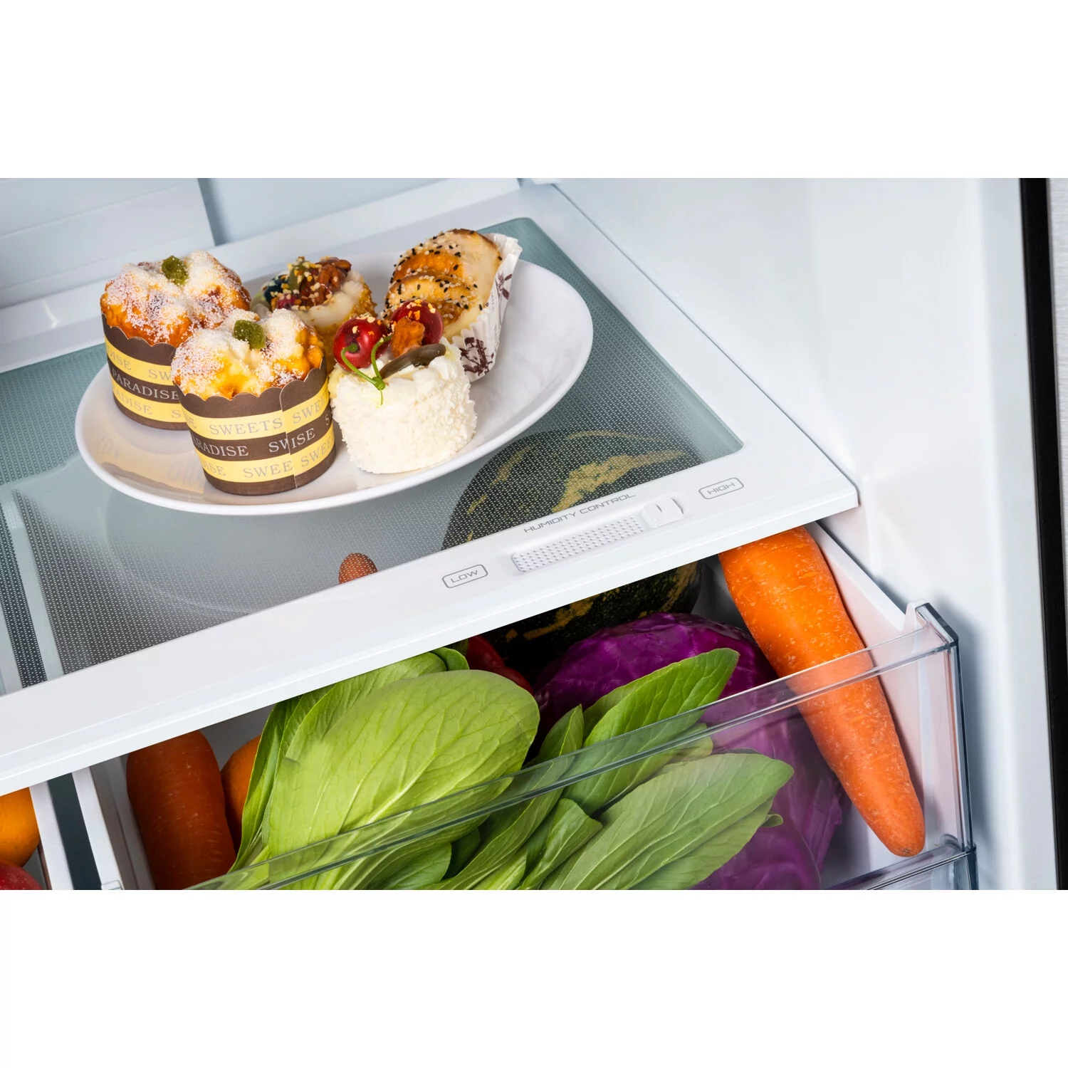 Galanz 18-Cu. Ft Counter Depth 3-Door French Door Refrigerator, Stainless