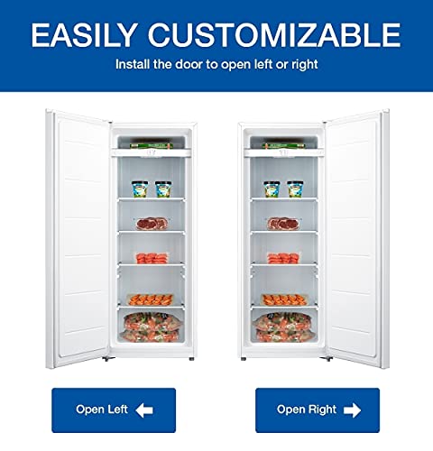 Koolatron Compact Upright Freezer, White