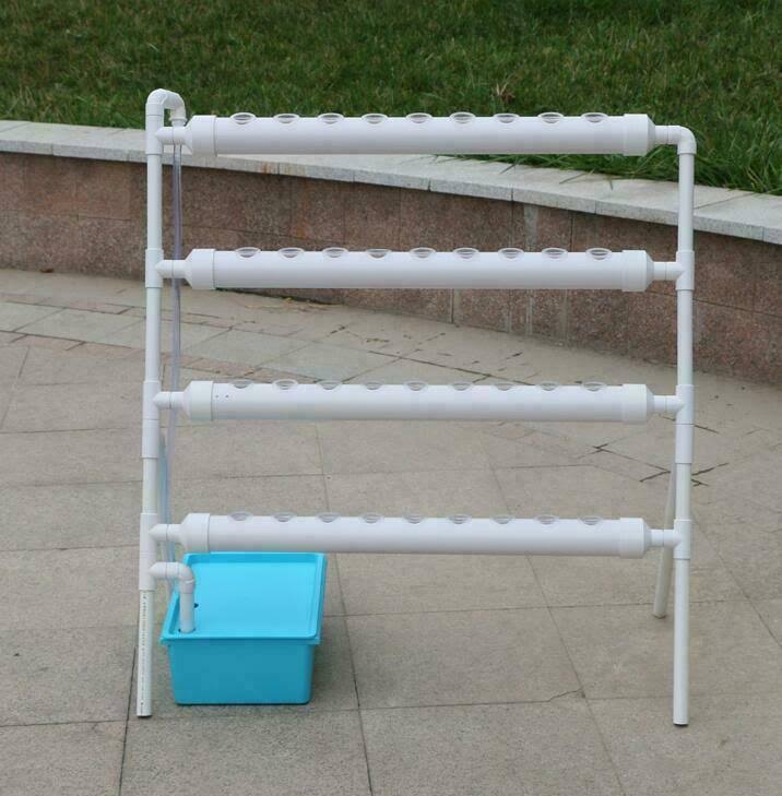 Ladder-Style Hydroponic Site Grow Kit 36 Holes Garden System Vegetable