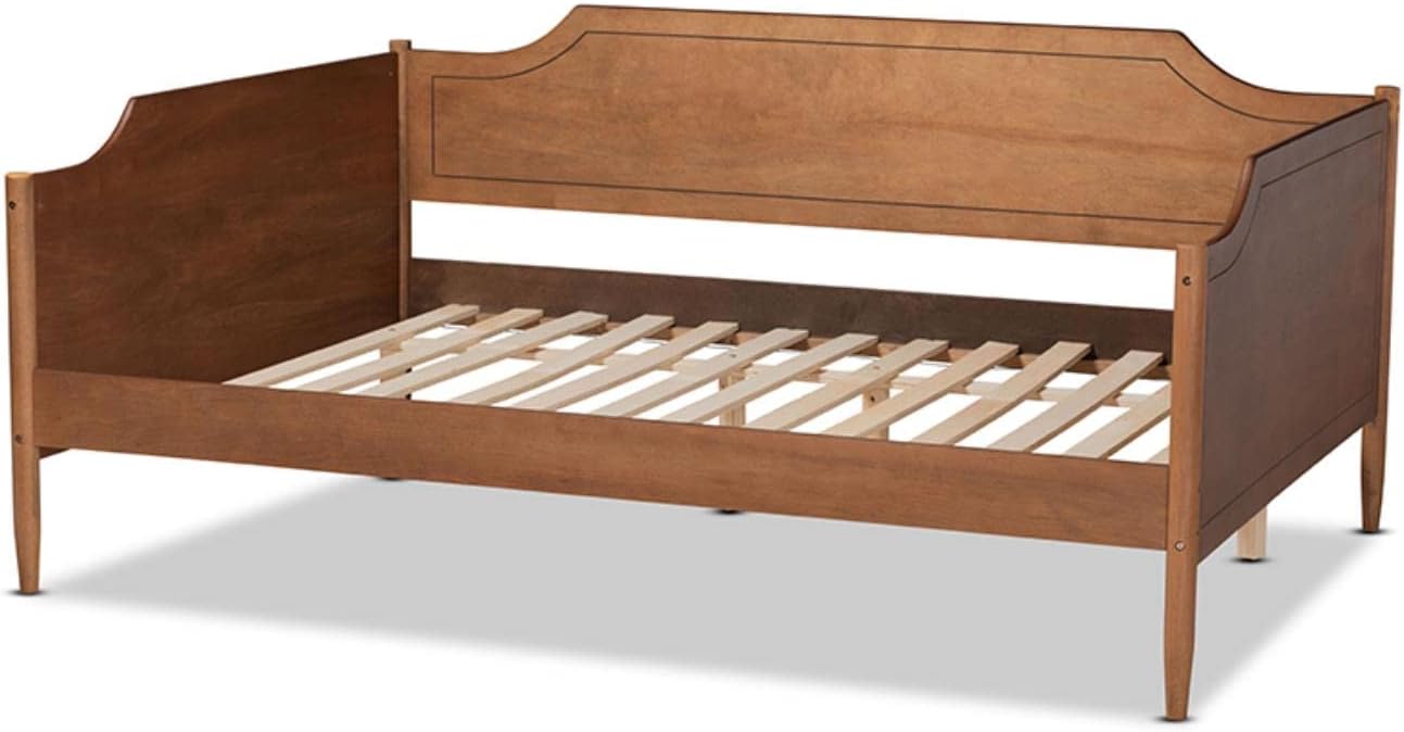 Baxton Studio Alya Walnut Brown Finished Wood Full Size Daybed