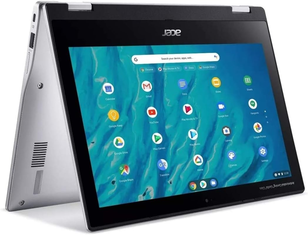 Acer Chromebook Spin 311 Convertible 2-in-1 Laptop, MediaTek MT8183C Octa-Core Processor, 11.6in HD Touch, 4GB LPDDR4, 32GB eMMC, Gigabit, WiFi 5, Bluetooth, Google Chrome