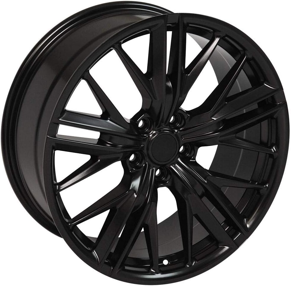 OE Wheels LLC 20 inch Rim Fits 5x120 Camaro CV25 20x8.5 Satin Black Wheels Hollander: 5773