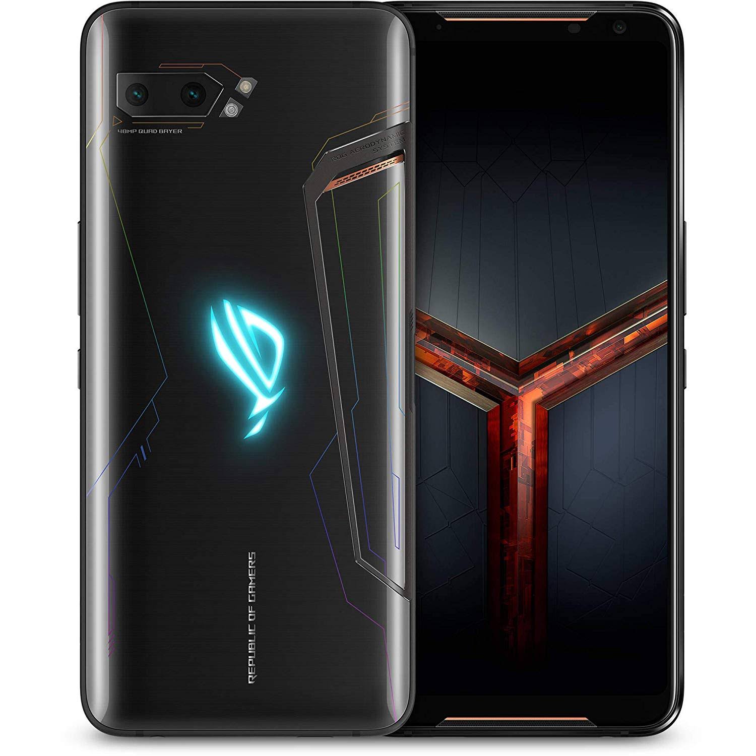 Asus ROG Phone II 128GB Zs660kl Unlocked 6.6x22 Gaming Phone Black Tencent Version