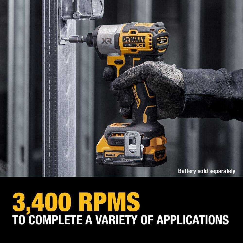 DEWALT DCF845B 20V MAX XR Brushless 3-Speed Impact Driver - Shop Hardware Tools Online Store