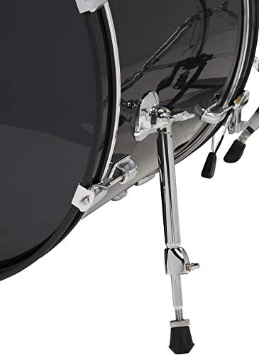 Pacific Drums Center Stage Complete Drumkit, 5 Drum Set, Iridescent Black Sparkle, 7x10, 8x12, 14x16 Floor, 16x22 Kick, 5x14 Snare (PDCE2215KTIB)