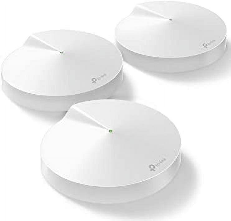 TP-Link Deco Mesh WiFi System(Deco M5) –Up to 5,500 sq. ft. Whole Home Coverage and 100+ Devices,WiFi Router/Extender Replacement, Parental Controls/Anitivirus, Seamless Roaming, 3-pack