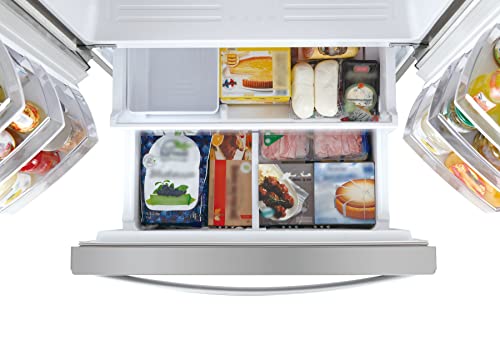 Kenmore 4673025 Alexa Capabilities 04673025 26.1 cu.ft. Non-Dispense French Door Refrigerator with Active Finish