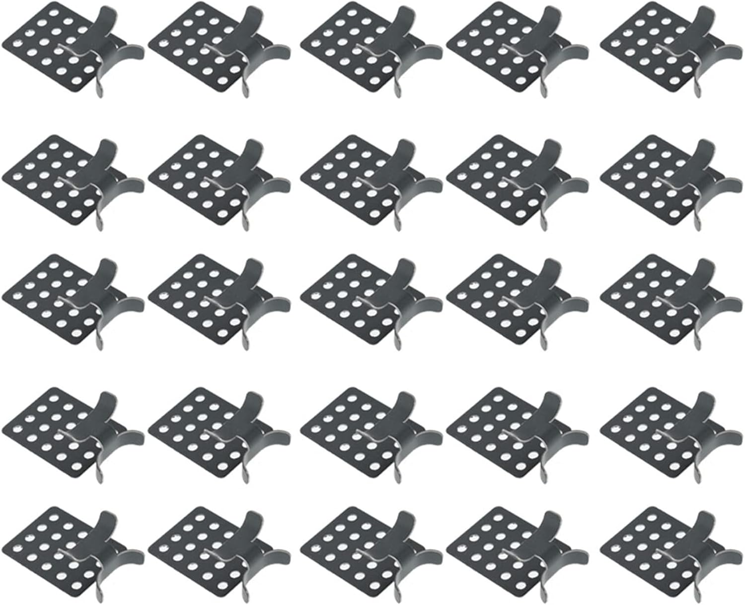 WFLNHB 25 Pack Aluminum Heat Cable Roof Clip for Roofs Heat Cable and Ice Dam Heat Tape