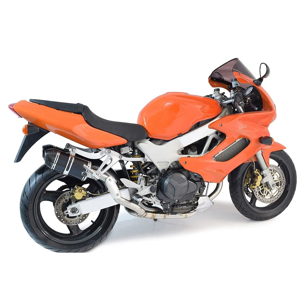 GFYSHIP For Honda VTR 1000 F Firestorm 1997-2006, VTR1000 F Superhawk 1997-2006 VTR1000F Motorcycle Exhaust Pipe Muffler With Middle Link Pipe System