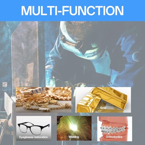 Jewelry Spots Welder for 0.1MM-0.8 MM- 110V Portable Spots Welding Machine Adjustable Welding Power| Jewelry Welder Spots Welder Pulse Argons Arc Jewelry Welder Jewelry Spots Welding Tool
