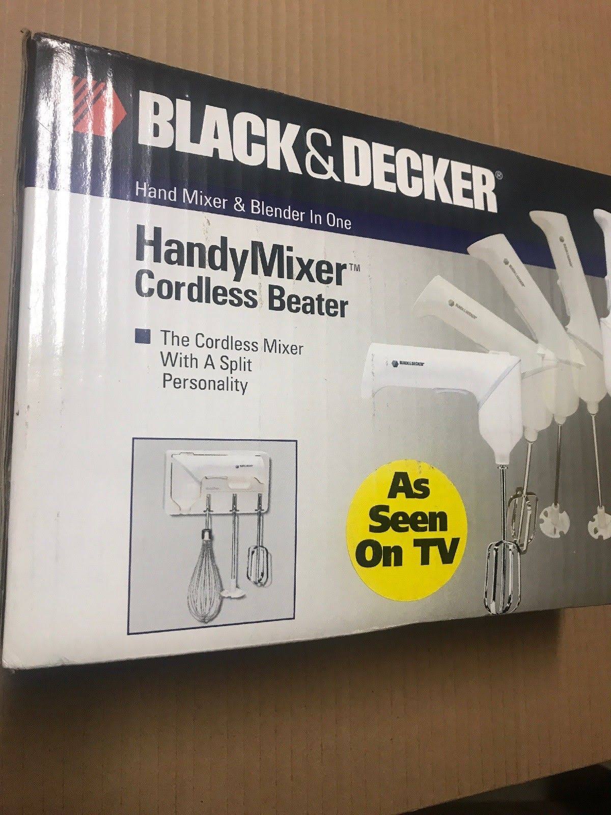 Black u0026 Decker Handy Mixer Cordless Beater Blender 9220