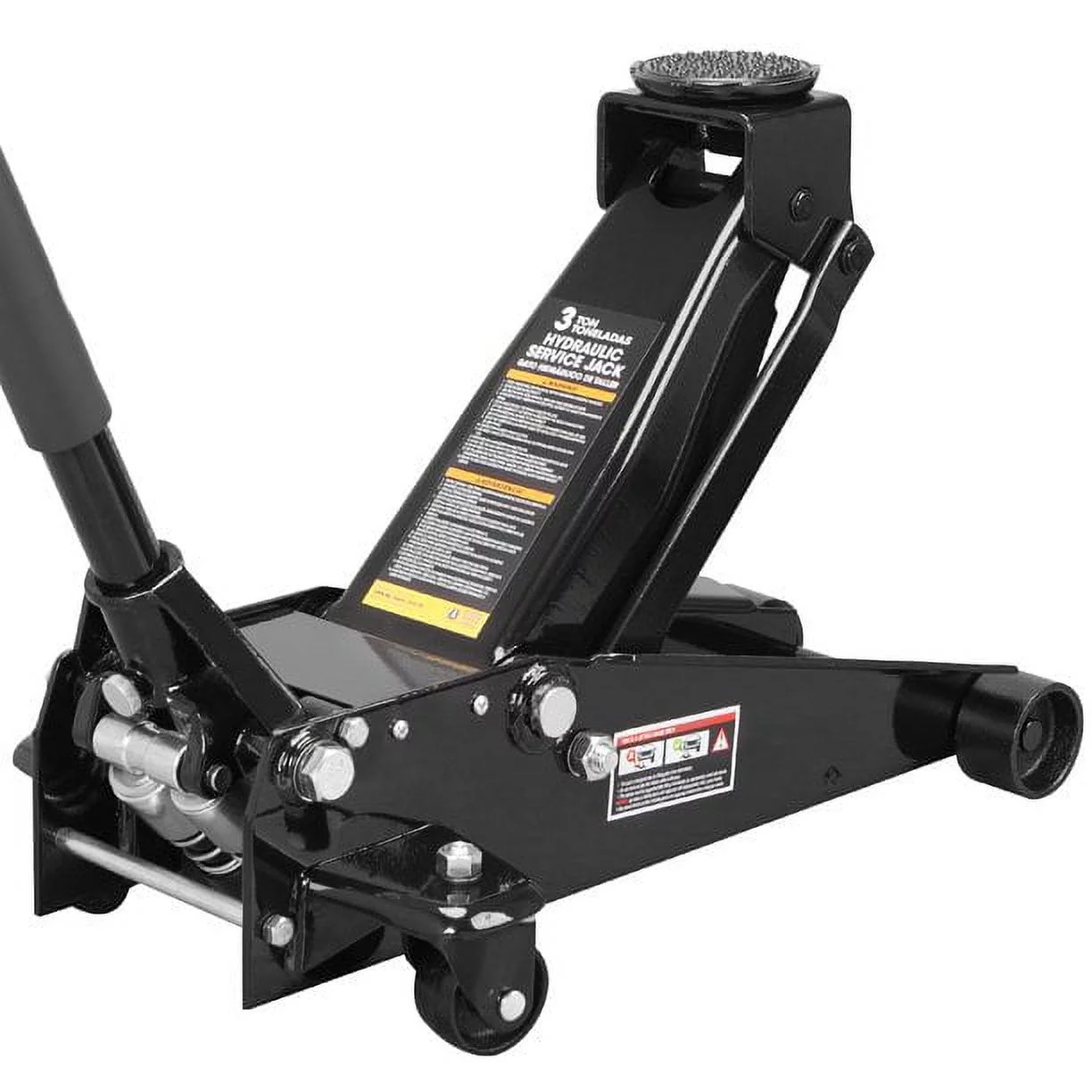 Torin 3 Ton Floor Jack Hydraulic Heavy Duty Steel Car Jack  with Quick Lift Dual Pump,Black,W8303-B