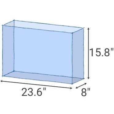 Aquatop High Clarity Tall 12.7 Gallon Aquarium - Pet Supplies online store