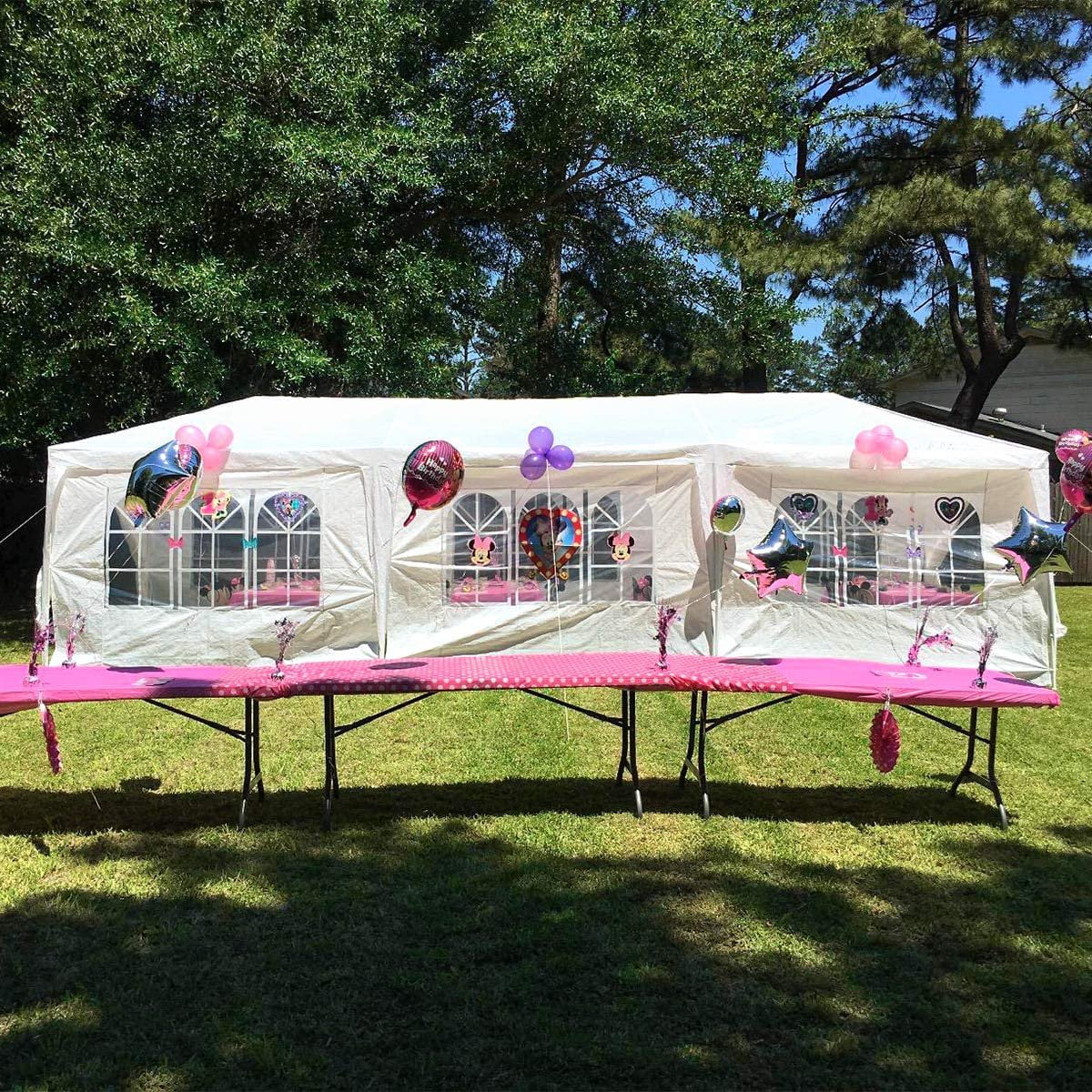 FDW 30' x 10' White Event Outdoor Canopy
