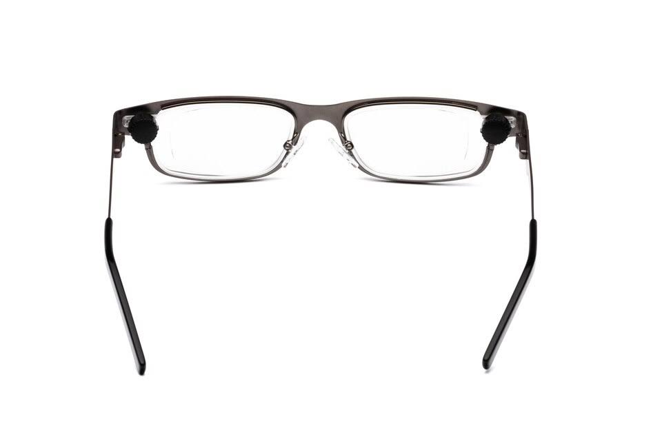 Eyejusters Self-Adjustable Glasses Stainless Steel Gunmetal