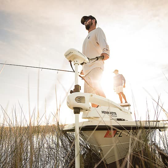 Minn Kota Riptide Maxxum Bow-Mount Electric Trolling Motor, 55 Lb. Thrust, 52 In. Shaft, Saltwater