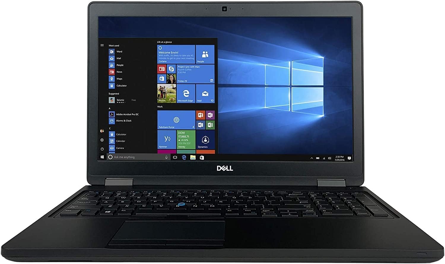 Dell Latitude 5580 Business Laptop 15.6" FHD (1920 x 1080) Display, Intel Core i5-7300U, 16GB DDR4 RAM, 960GB SSD, Webcam, Windows 10 Pro (Renewed)