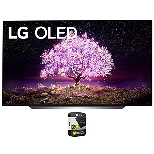 LG OLED TV 2021 Model Bundle with Premium 2 YR CPS Enhanced Protection Pack