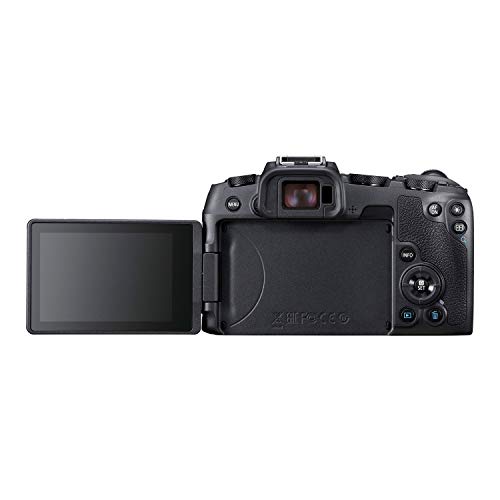 Canon EOS RP Full Frame Mirrorless Vlogging Portable Digital Camera with 26.2MP Full-Frame CMOS Sensor, Wi-Fi, Bluetooth, 4K Video Recording and 3.0” Vari-Angle Touch LCD Screen, Body, Black,
