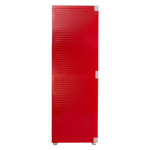 Seville Classics UltraHD Solid Steel Lockable Metal Storage Cabinet Locker Organizer, w/Adjustable Shelves for Garage, Warehouse, Office, Classroom, Granite, 48" W x 24" D x 72" H