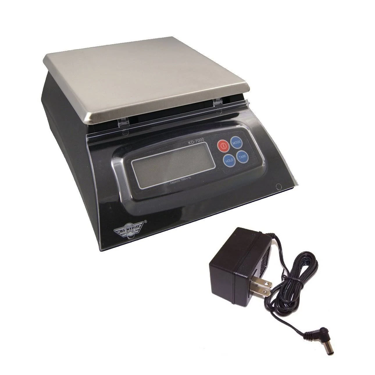 My Weigh Kd-7000 Kitchen and Craft Digital Scale, Black + My Weigh AC Adapter